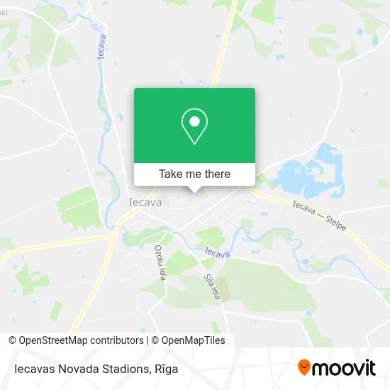 Iecavas Novada Stadions map