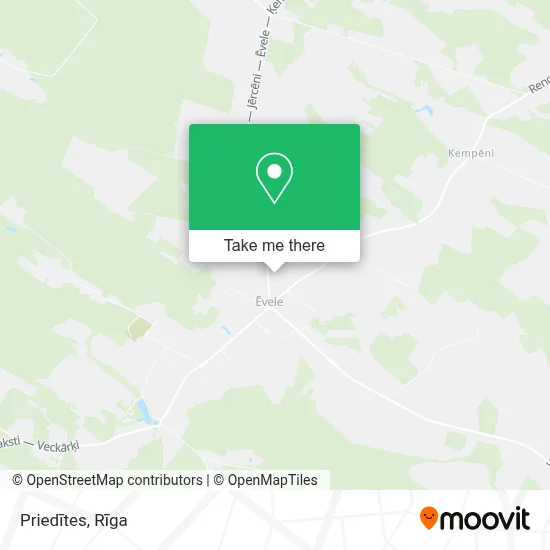 Priedītes map