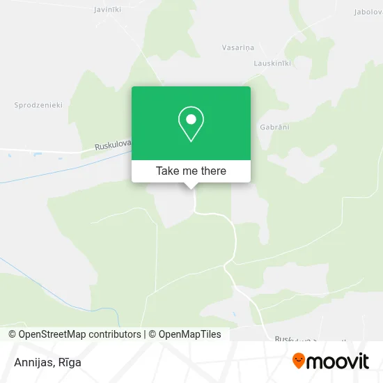 Annijas map