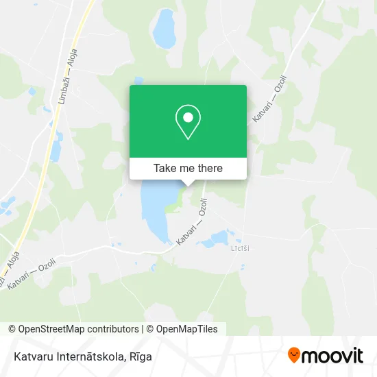 Katvaru Internātskola map