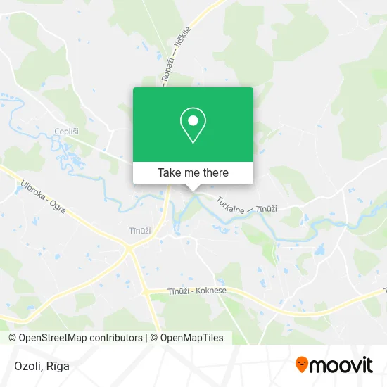 Ozoli map