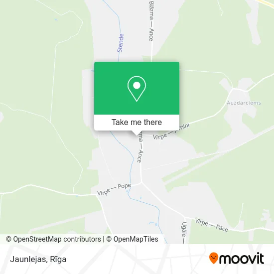 Jaunlejas map