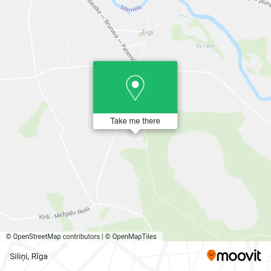 Siliņi map