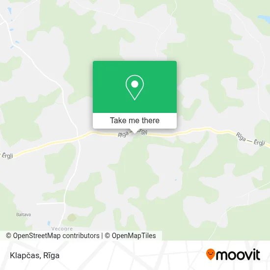 Klapčas map