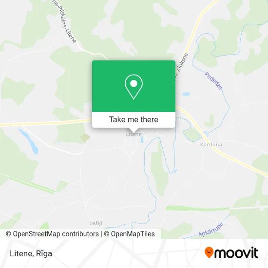 Litene map