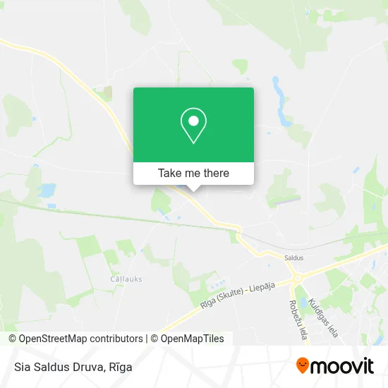 Sia Saldus Druva map