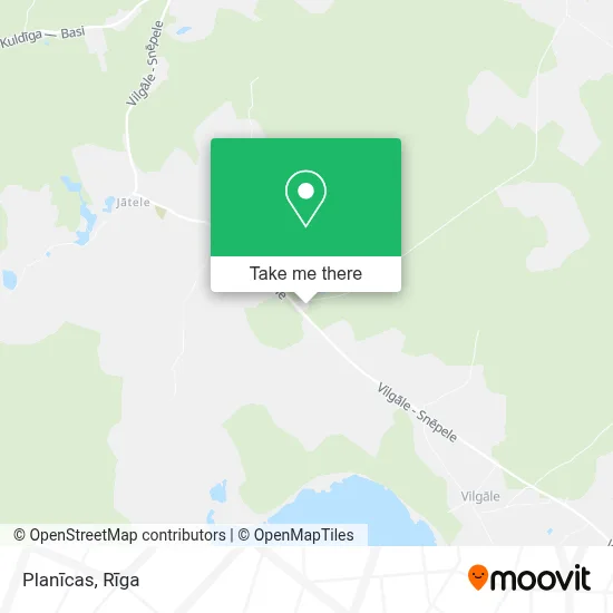 Planīcas map