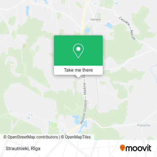 Strautnieki map