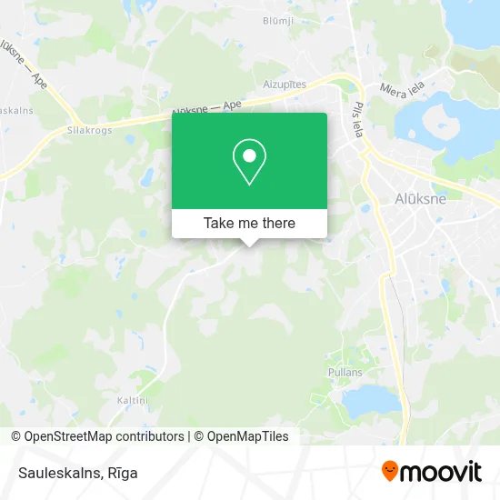 Sauleskalns map