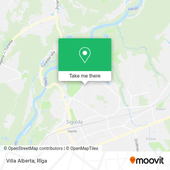 Villa Alberta map