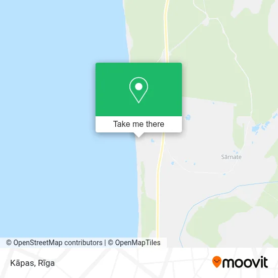 Kāpas map