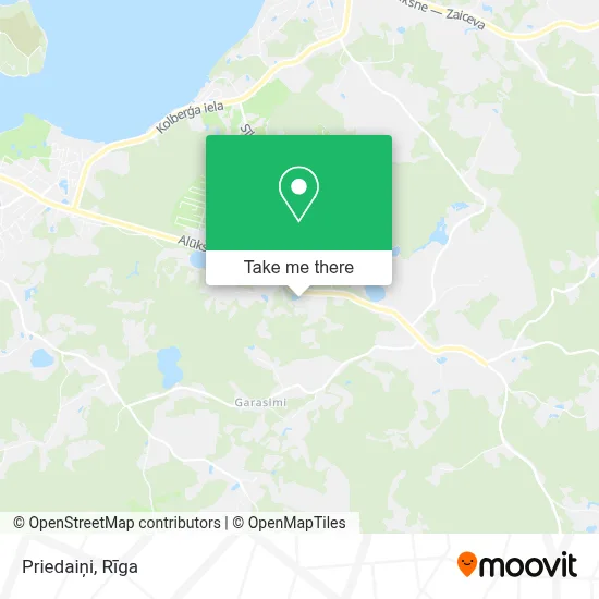 Priedaiņi map
