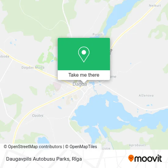 Daugavpils Autobusu Parks map