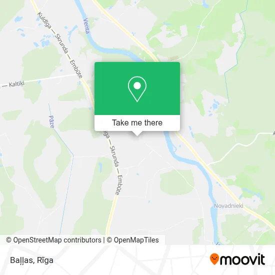 Baļļas map