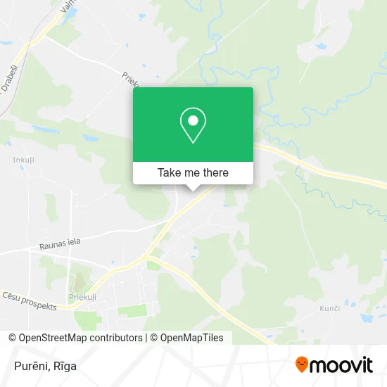 Purēni map