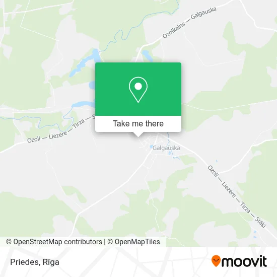 Priedes map