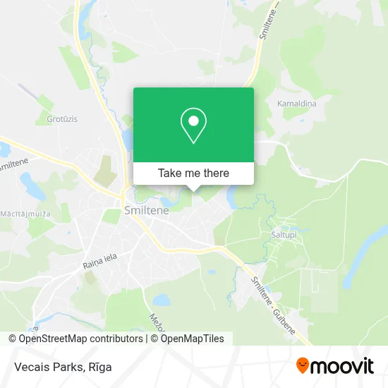 Vecais Parks map
