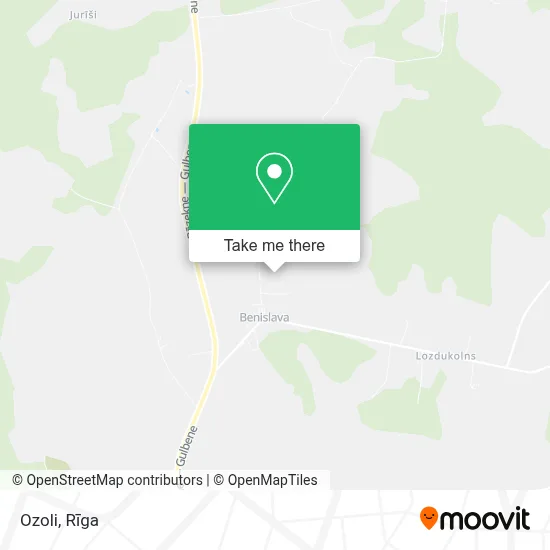 Ozoli map