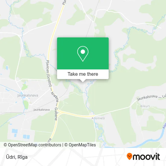 Ūdri map