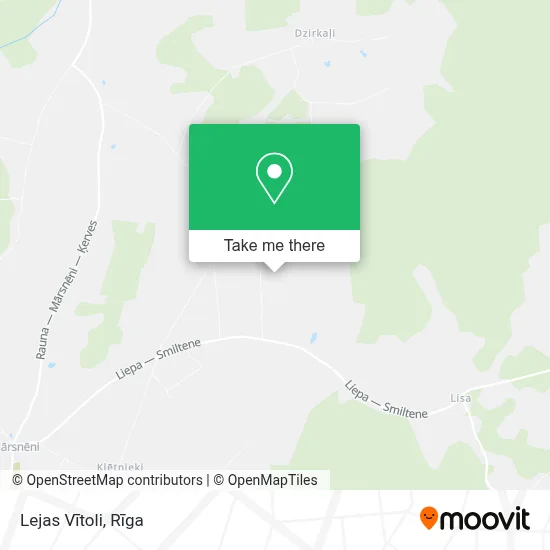 Lejas Vītoli map