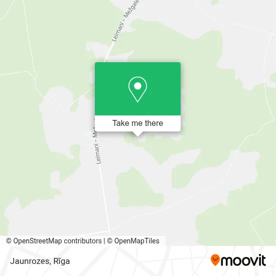 Jaunrozes map