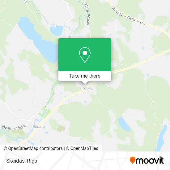 Skaidas map