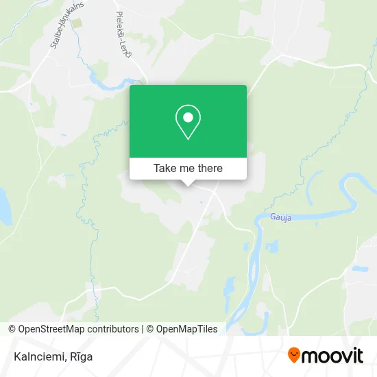 Kalnciemi map
