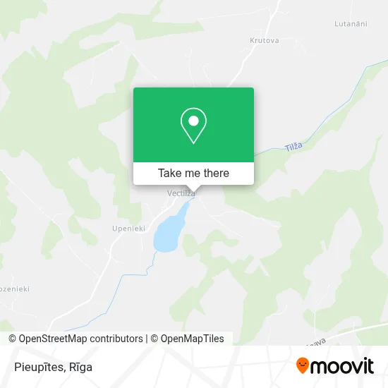 Pieupītes map