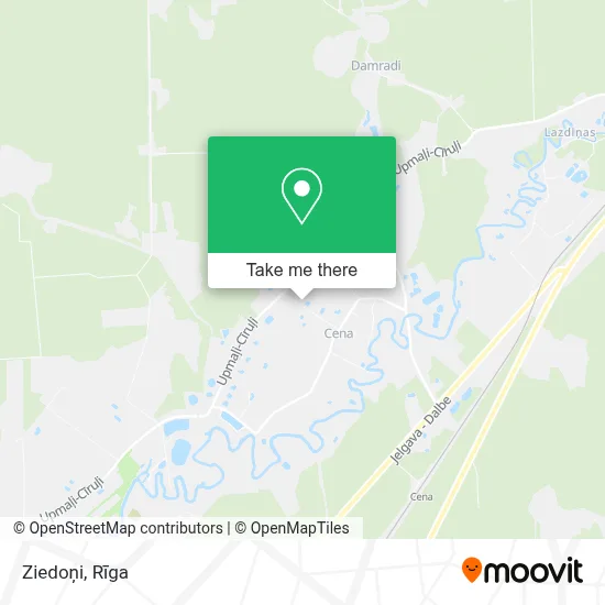 Ziedoņi map