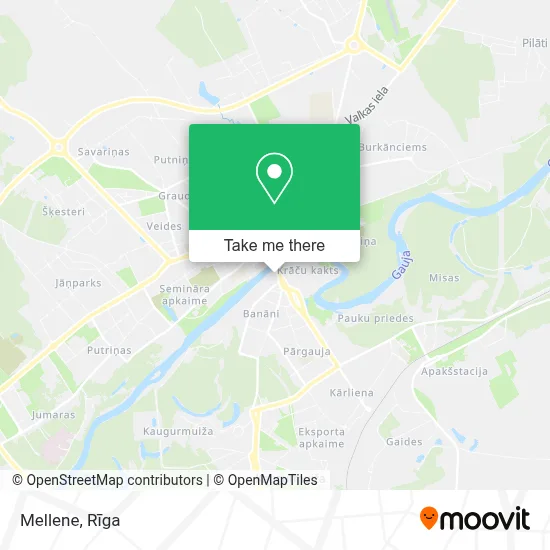 Mellene map