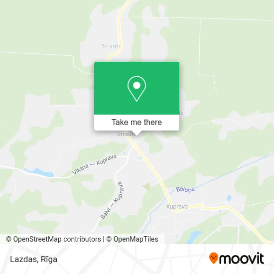Lazdas map