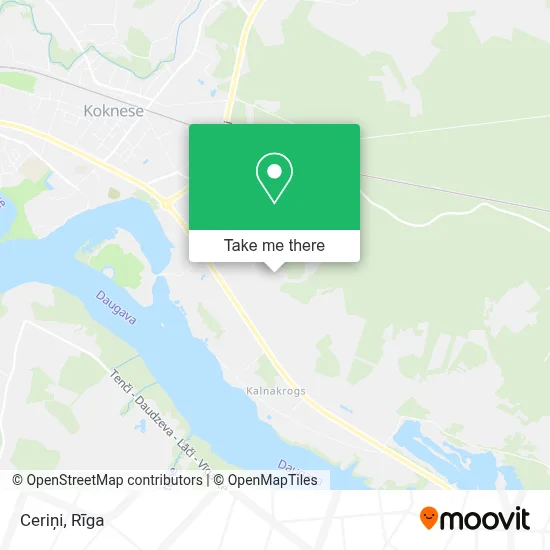 Ceriņi map