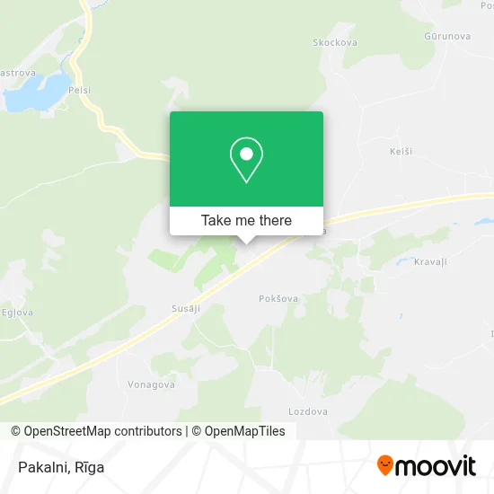 Pakalni map