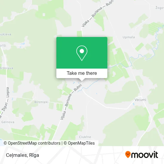 Ceļmales map