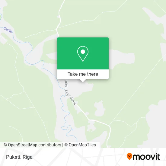 Puksti map