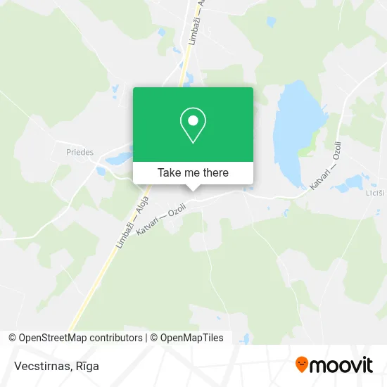 Vecstirnas map