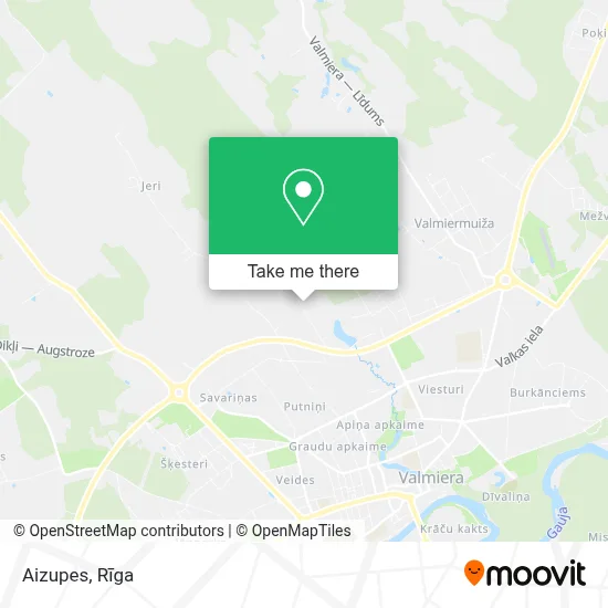 Aizupes map
