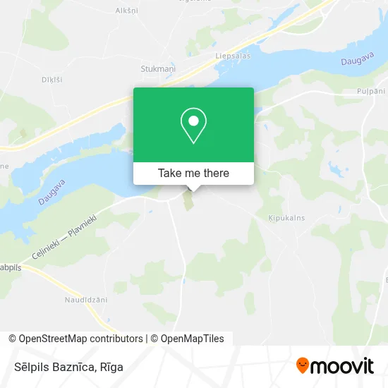 Sēlpils Baznīca map