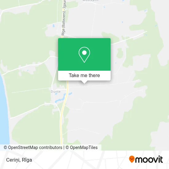 Ceriņi map