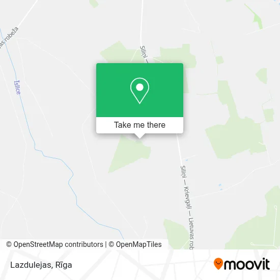Lazdulejas map