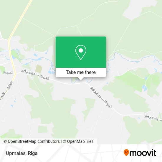 Upmalas map