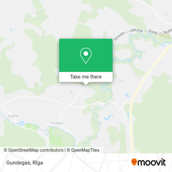 Gundegas map