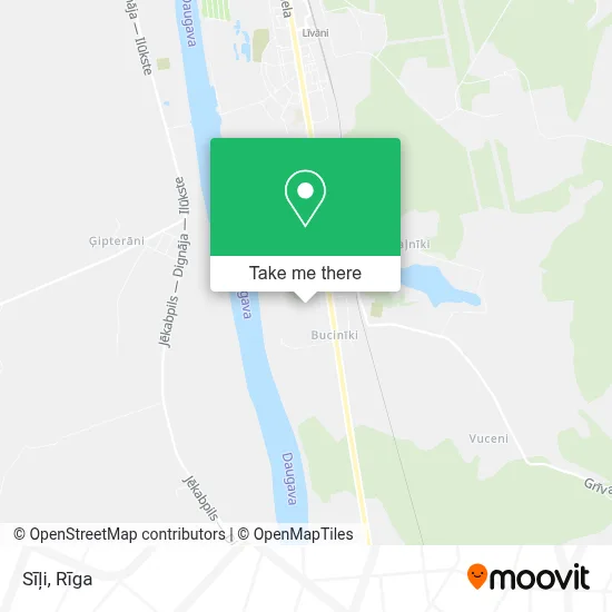 Sīļi map