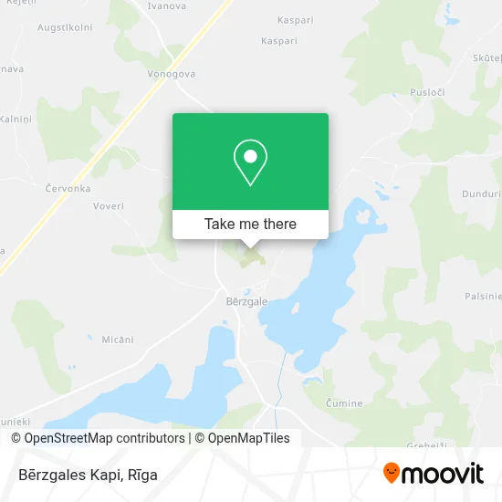 Bērzgales Kapi map