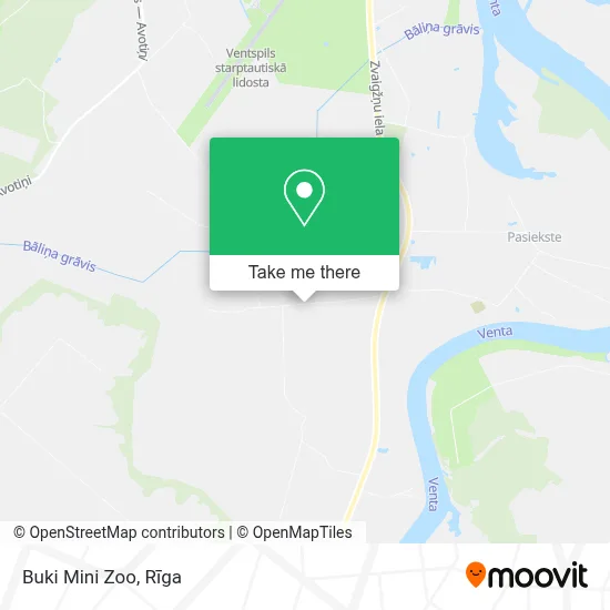 Buki Mini Zoo map