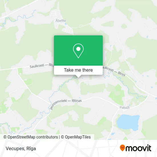 Vecupes map