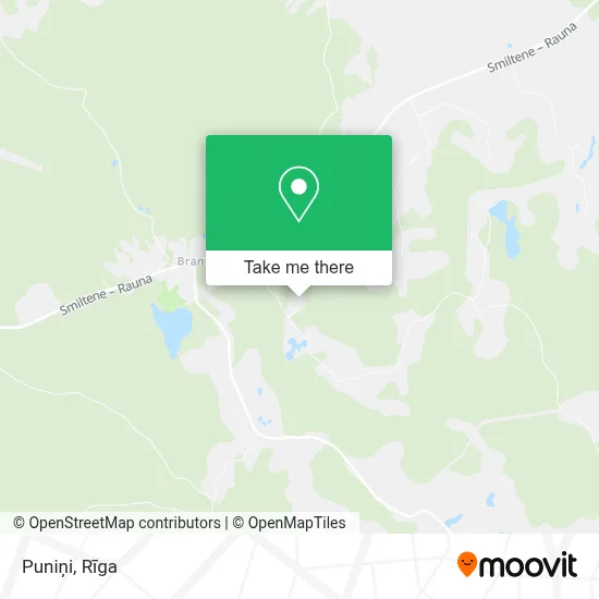 Puniņi map
