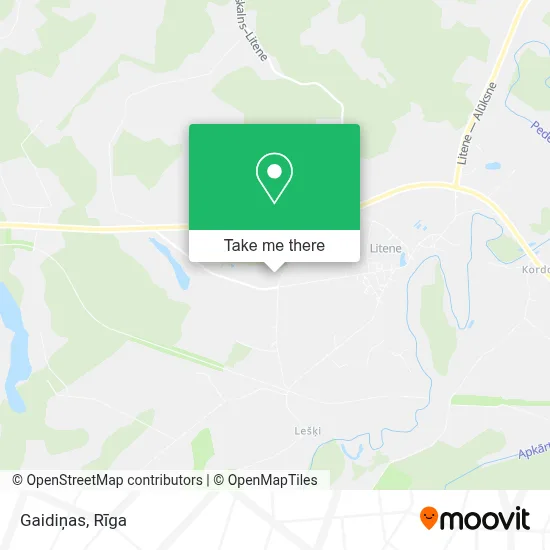 Gaidiņas map