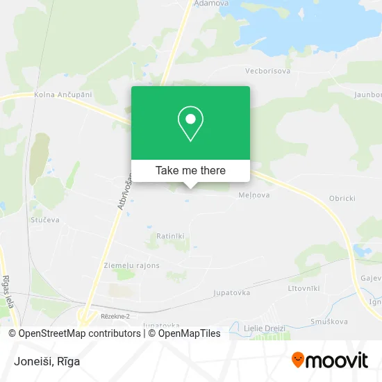 Joneiši map