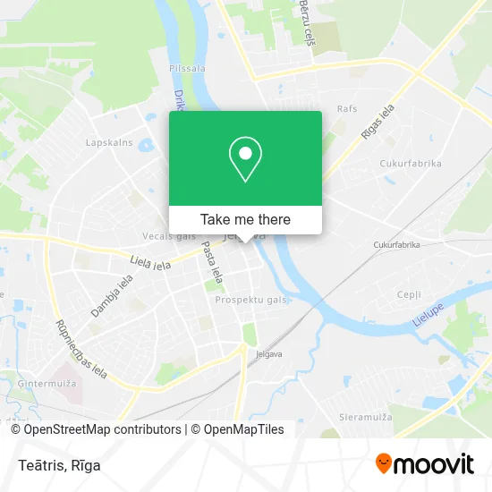 Teātris map